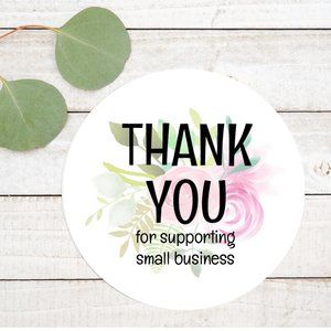 Thank You 2" Round Labels 200 count